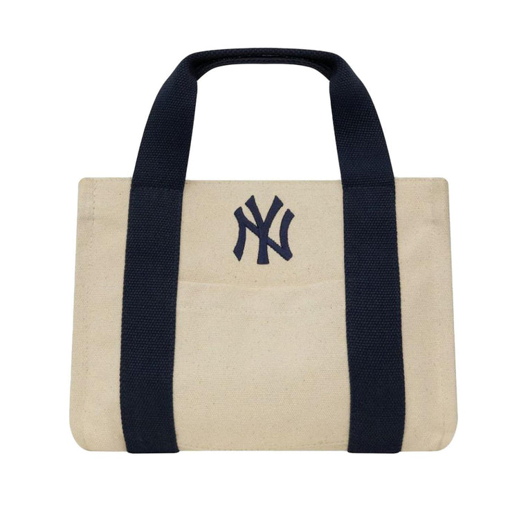 MINI MLB TOTE BAG NEW YORK YANKEES BEIGE - Borsa Tote Bag Beige<BR/><BR/><BR/> 60856099 IVONVY NEW ERA 