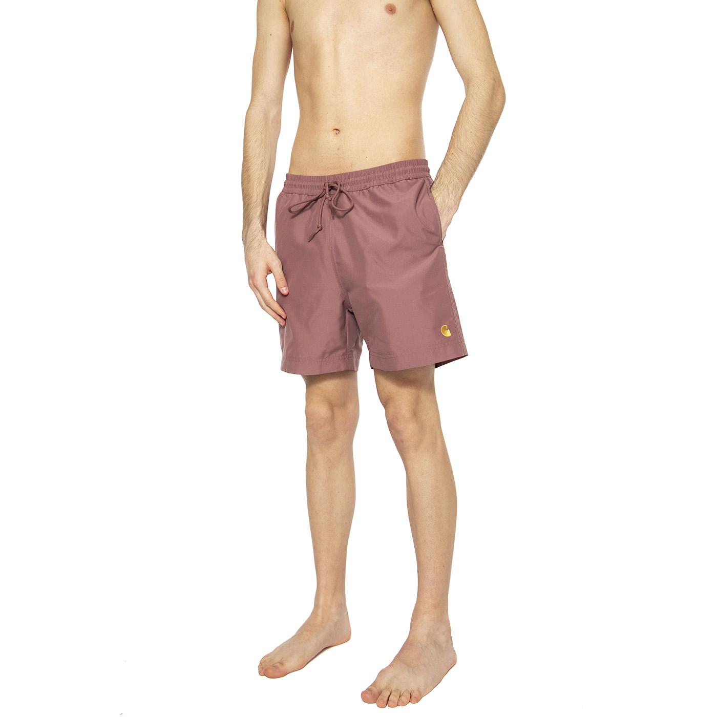 Chase Swim Trunks Dusky Pink / Gold - Costume da Bagno Uomo Rosa I035062.2Q7XX  CARHARTT WIP 