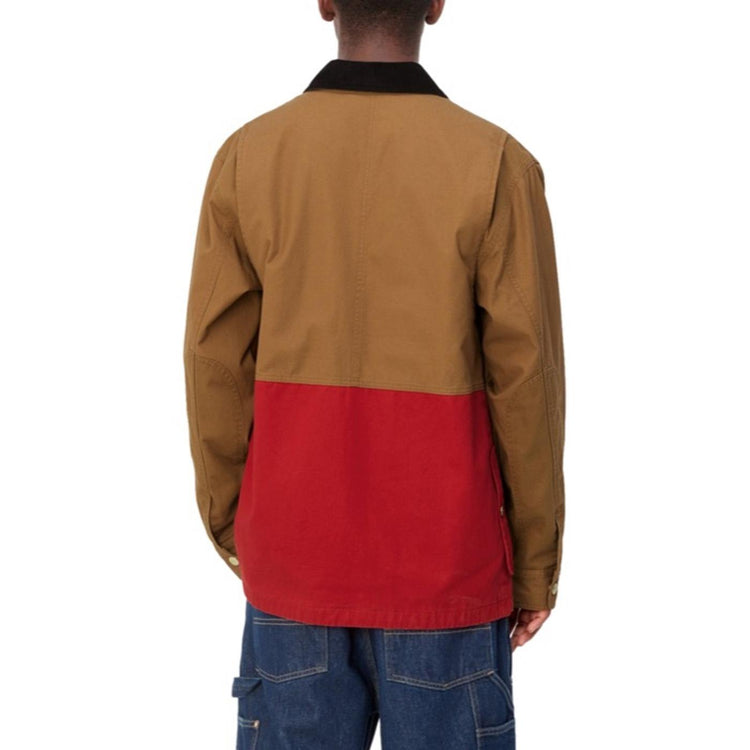 HESTON JACKET HAMILTON BROWN / CHERRY - Giacca Uomo Marrone I032148-8 . CARHARTT WIP 