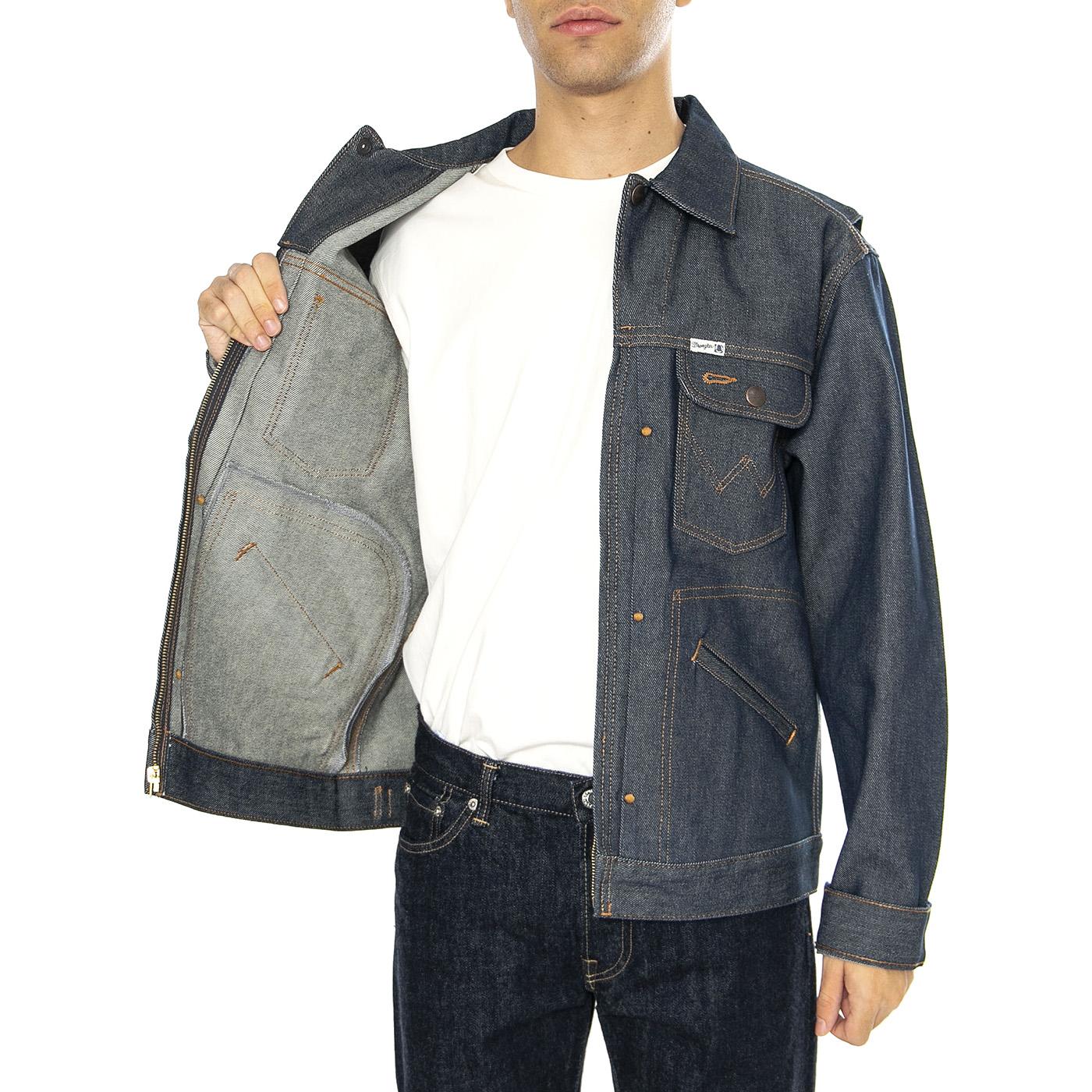 Embroidered Jacket Cooper - Giacca Uomo Blu 112357738-BLUE  WRANGLER 