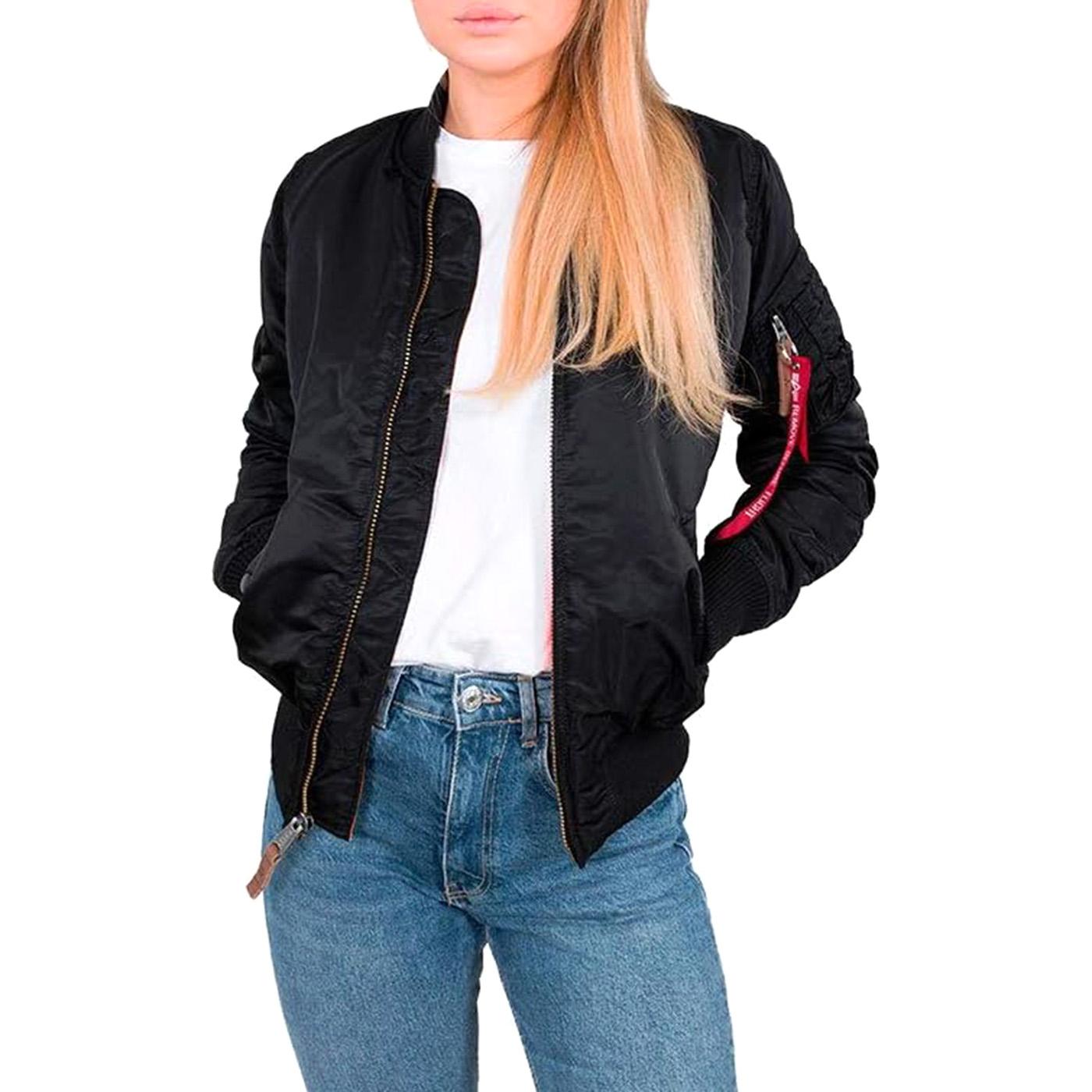WM MA-1 VF 59 - BLACK - Giacca Invernale Donna Nera 52087_4 . ALPHA INDUSTRIES 
