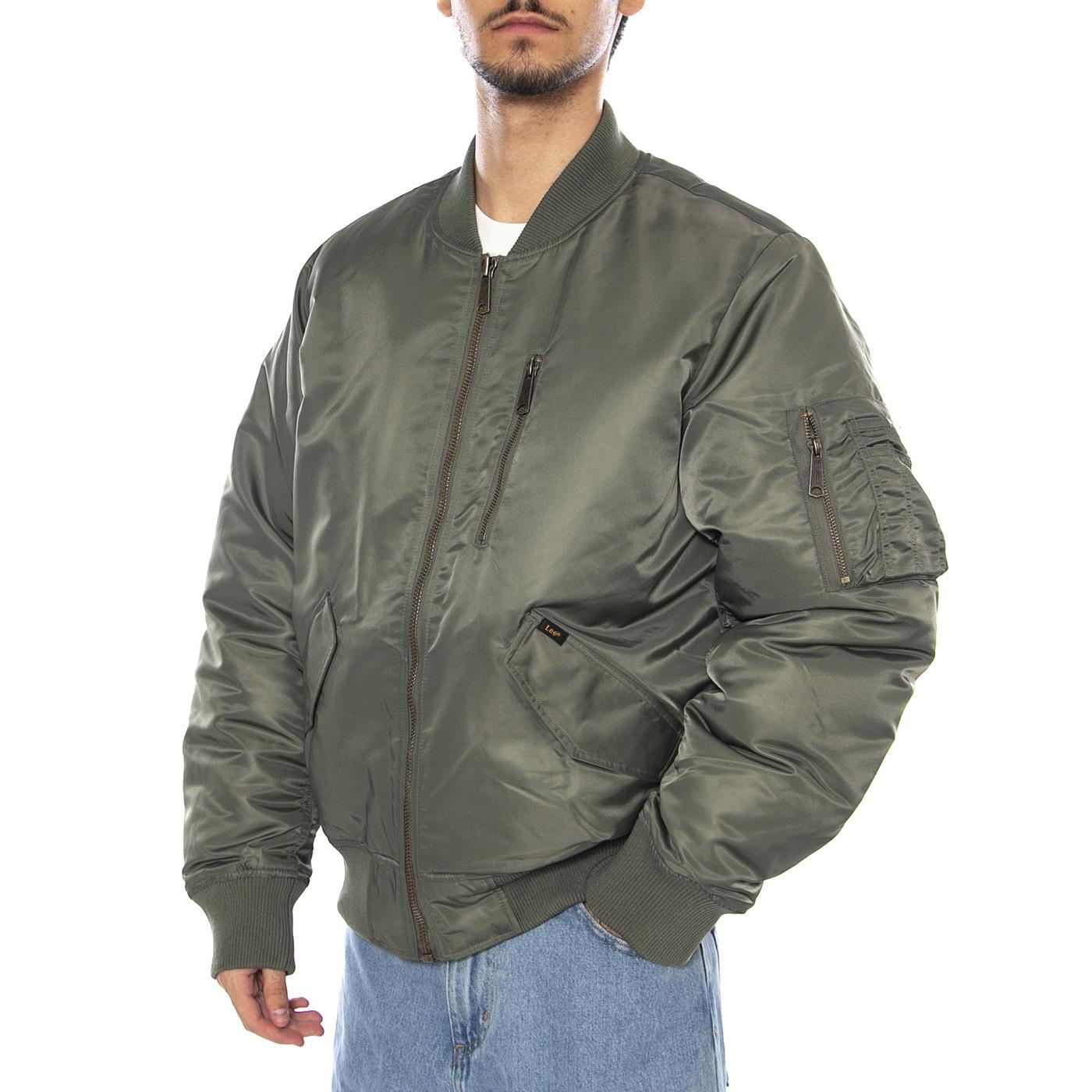 Bomber Jacket Oak Moss - Giacca Uomo Verde 112371315 . LEE 