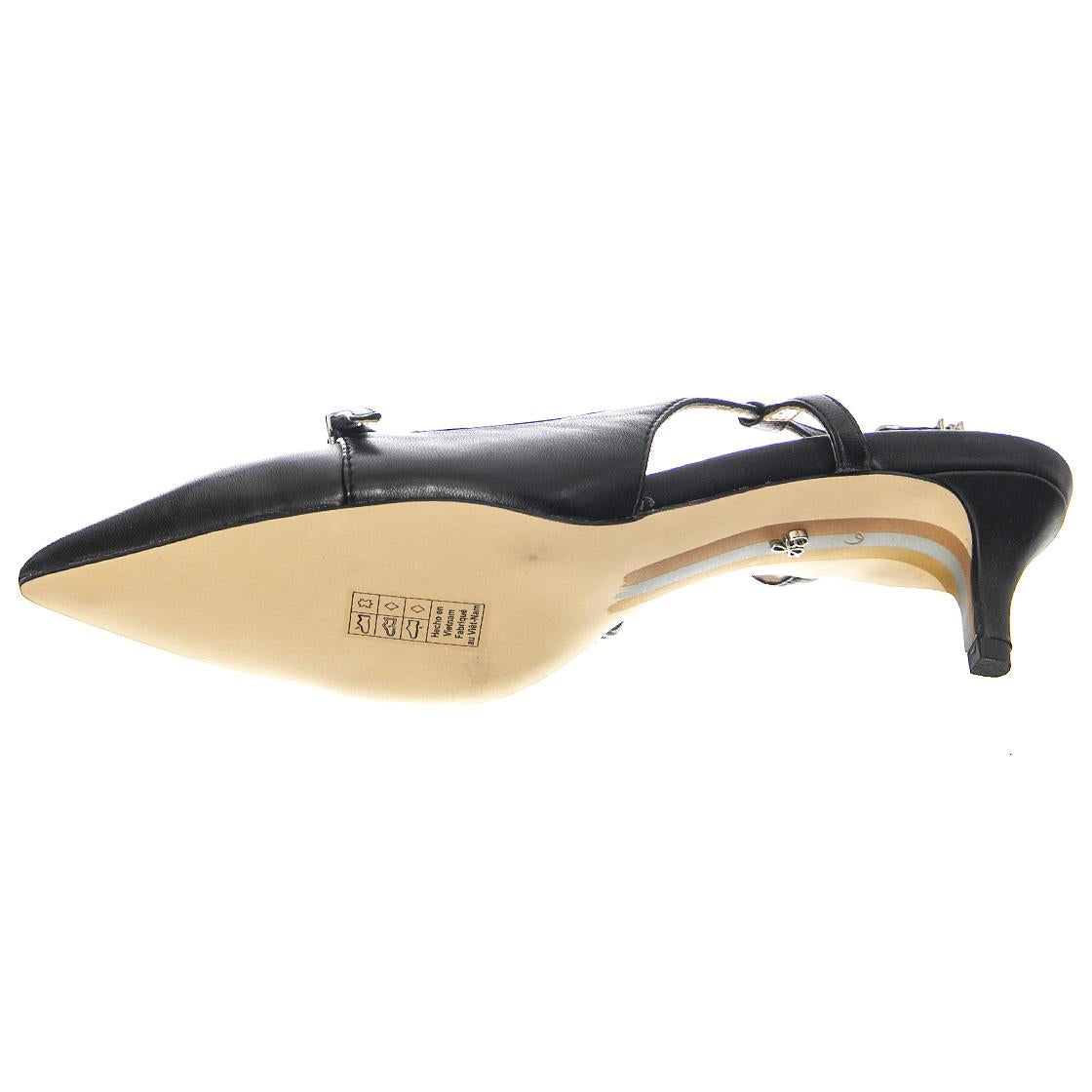  SE-DENIA BLK LEATHER  SAM EDELMAN 