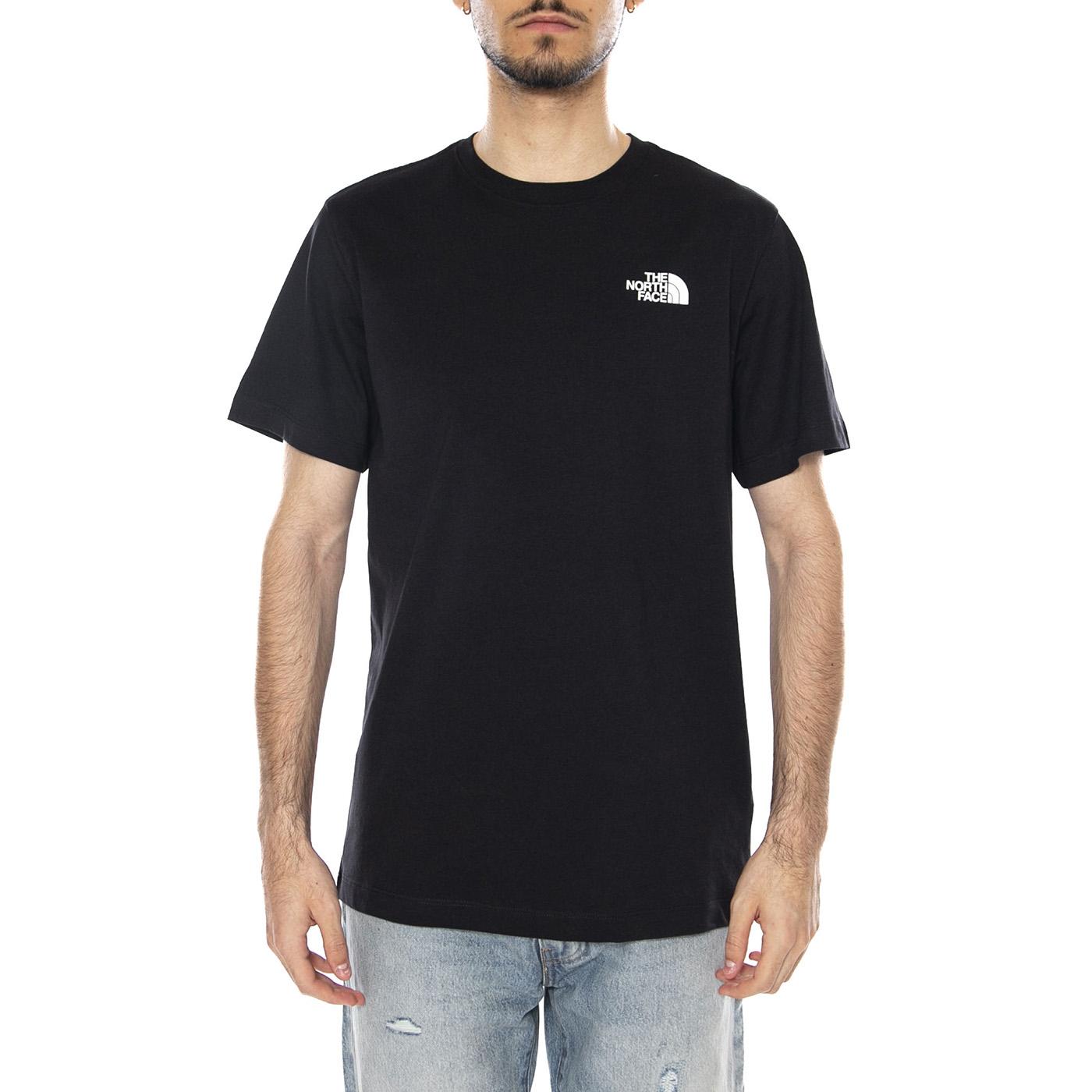M MNT SKTCH RG SS T - Maglietta Girocollo Uomo Nera NF0A8GUZ JK31 THE NORTH FACE 