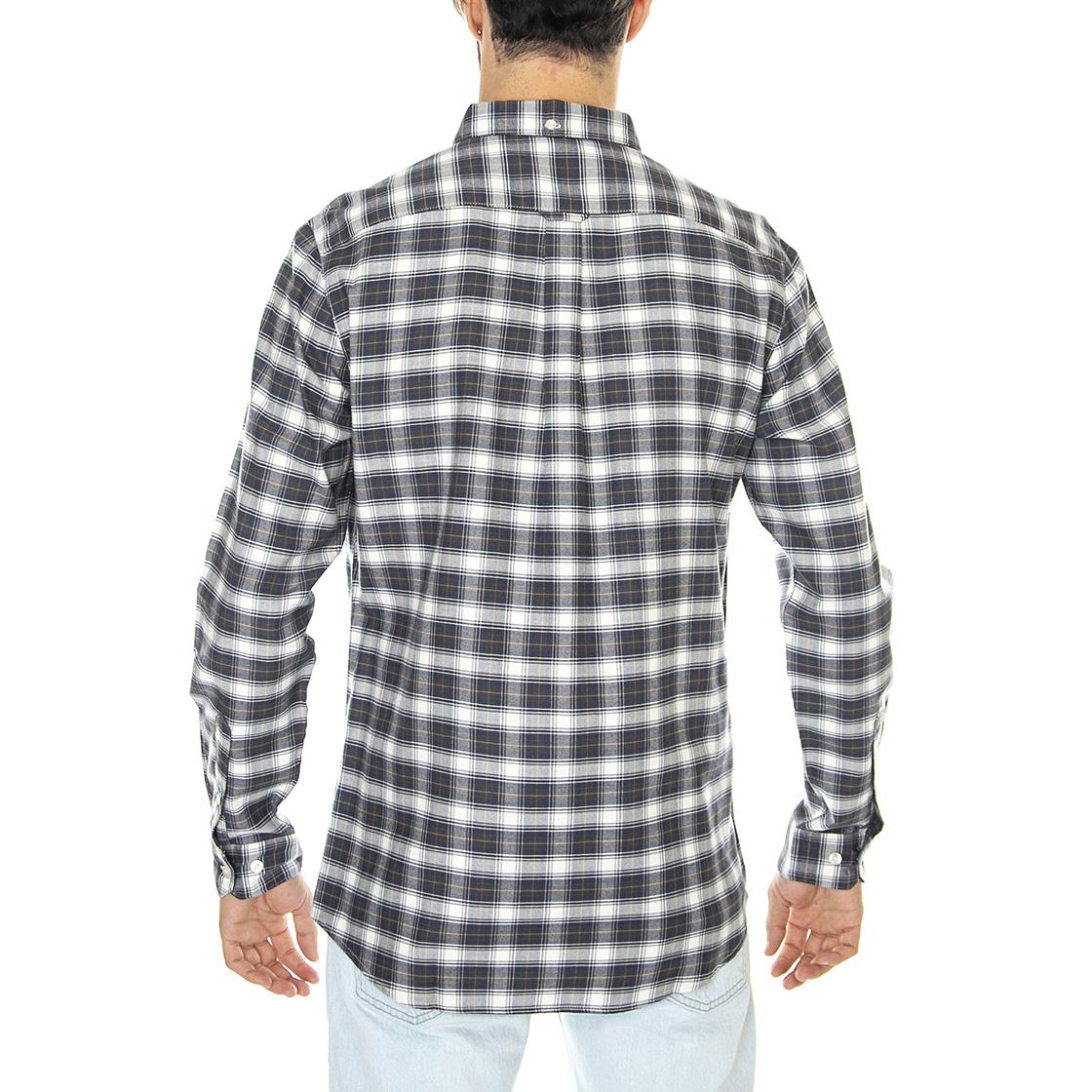 Fraser Check LS BD Cream - Camicia Uomo Multicolore F4WFC042-253  FARAH 