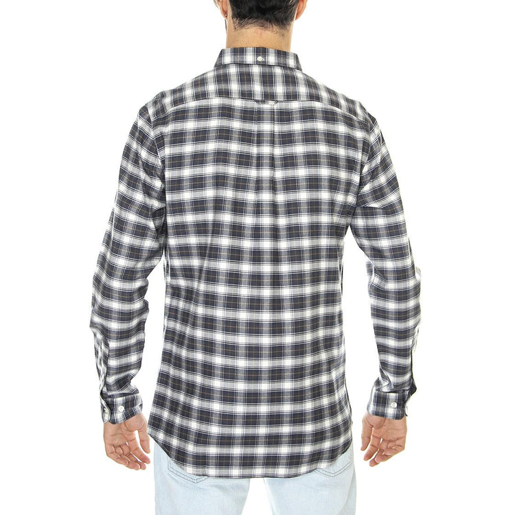 Fraser Check LS BD Cream - Camicia Uomo Multicolore F4WFC042-253  FARAH 
