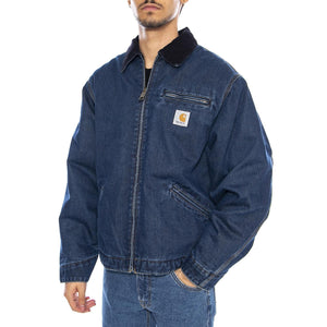 OG Detroit Jacket - Blue / Dark Navy, Stone washed I035878.45306 . CARHARTT WIP 