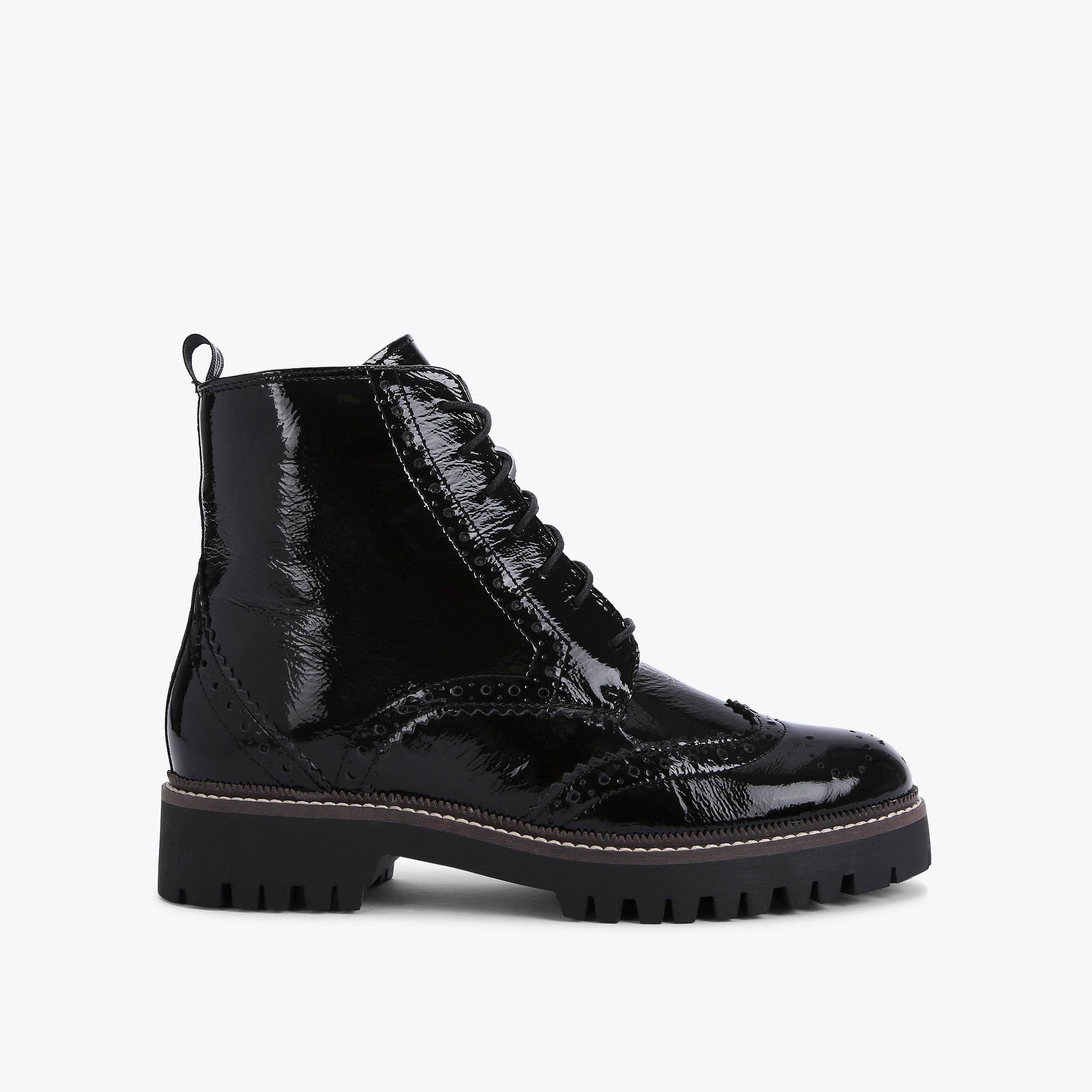 SOFIA BLACK / OTHER SUEDE - Stivaletti Stringati Donna Neri KG-SOFIABLK . KURT GEIGER 