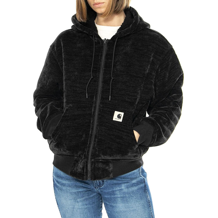 W' OG Active Sweat Jacket Black - Giacca Donna Nera I033905.89XX  CARHARTT WIP 