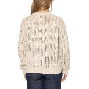 Sunrise Crochet Sweater Oatmeal - Maglia Donna Beige 0013A-0000  LEVIS 
