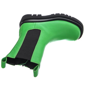 Womens Tanked Green Boots JCSJCD034112-GRE  JEFFREY CAMPBELL 