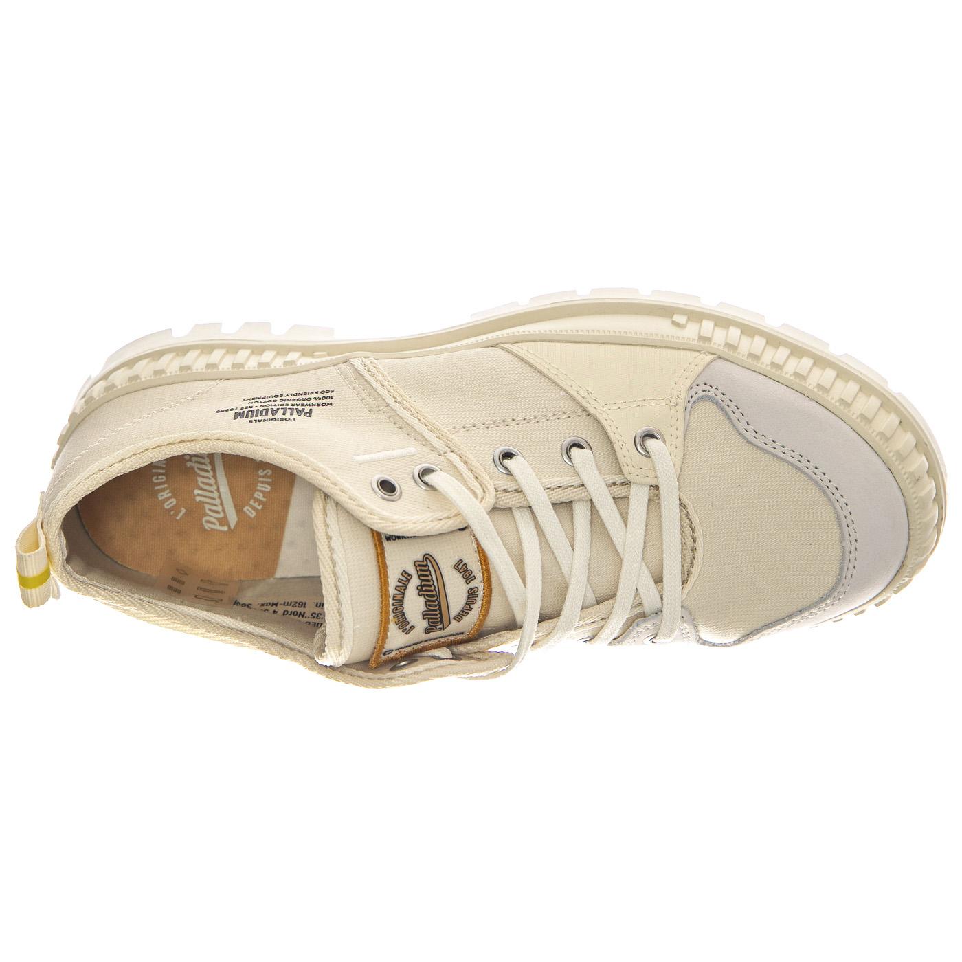 Pallashock Lo WW Cream White - Scarpe Profilo Basso Uomo Beige PAS78566-180-M  PALLADIUM 