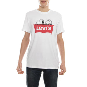 X PEANUTS Graphic Tee Snoopy Batwing White 22491-0385  LEVIS 
