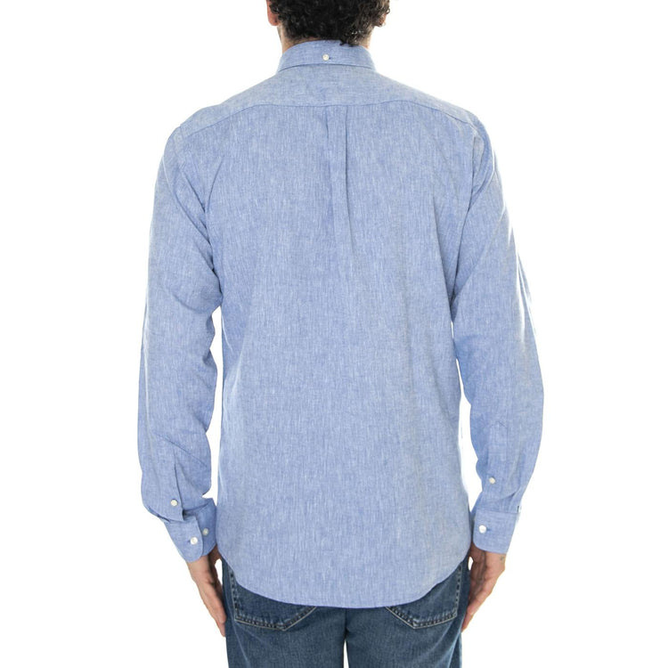 Nelson Tailored Shirt Blue - Camicia Uomo Blu SS24-MSH5090-BL33  BARBOUR 