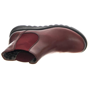 W' Salv Rug Purple Elastic Burgundy Boots - Stivali Donna Bourdeaux P143195084  FLY LONDON 