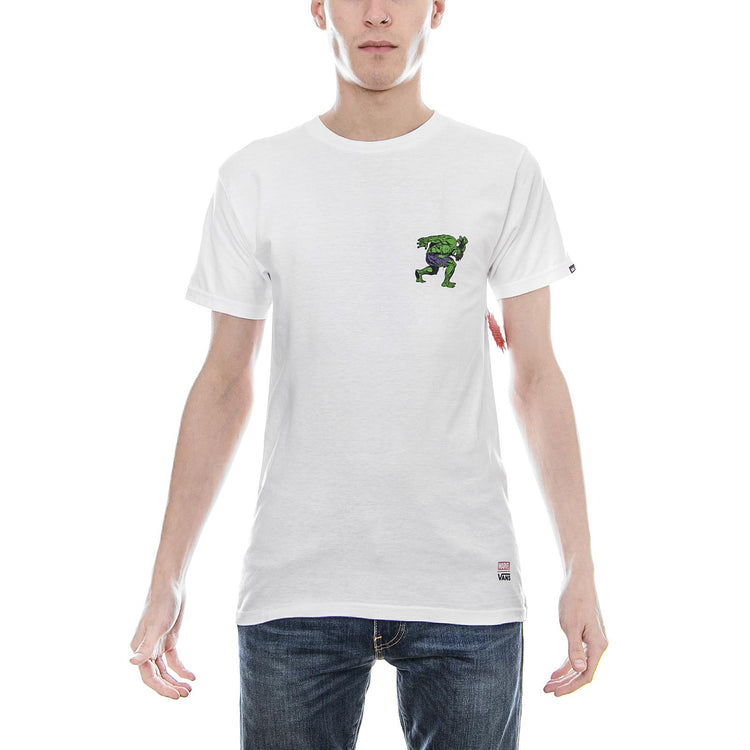 MN VANS X MARVEL HULK T-SHIRT - White VA3HUQWHT  VANS 