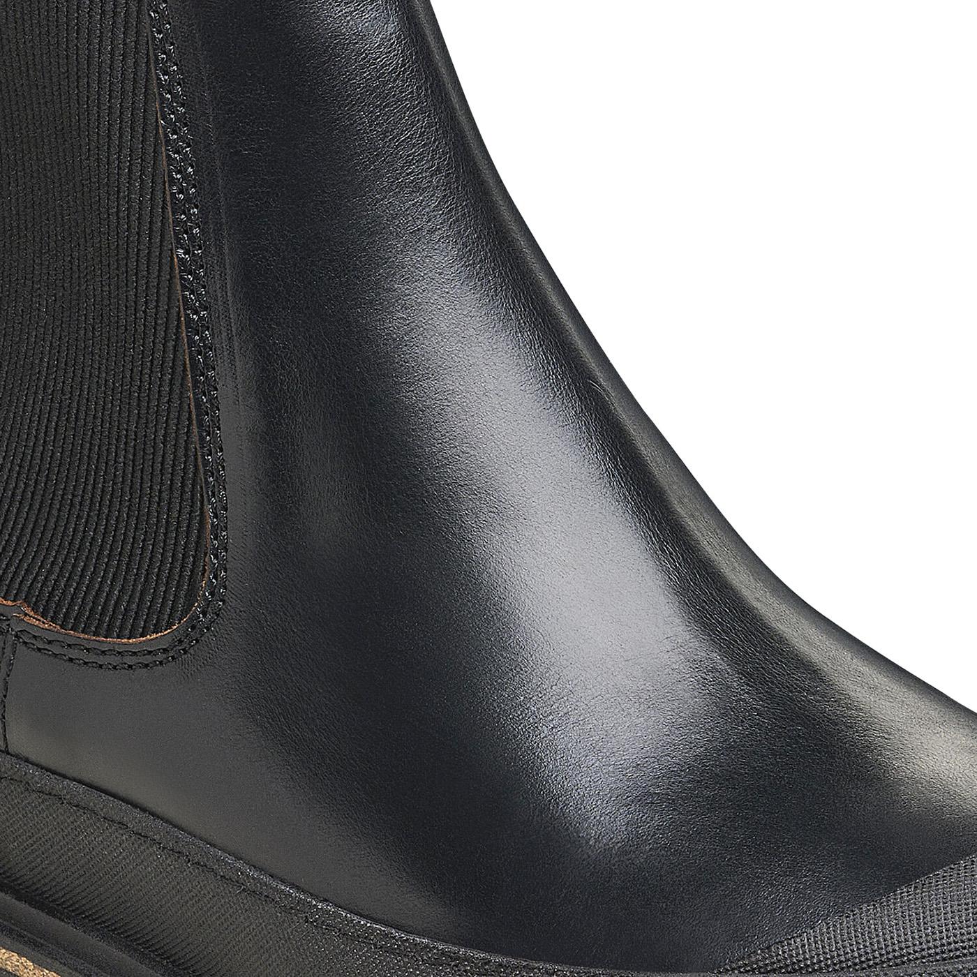 Prescott Slip On Men Black Pull Up Leather Boots - Stivaletti Uomo Neri 1025206 . BIRKENSTOCK 
