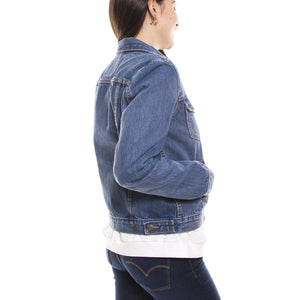 ORANGE TAB ZIP FRONT TRUCKER JACKET 32835-0002  LEVIS 