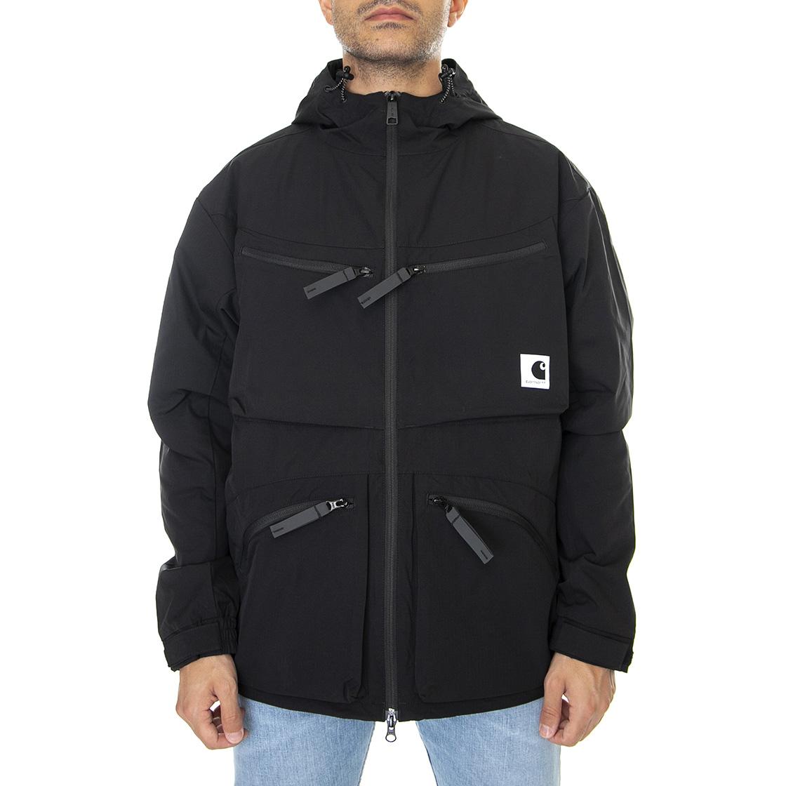 Hewitt - Giacca con Cappuccio Uomo Nera I030013-89XX  CARHARTT WIP 