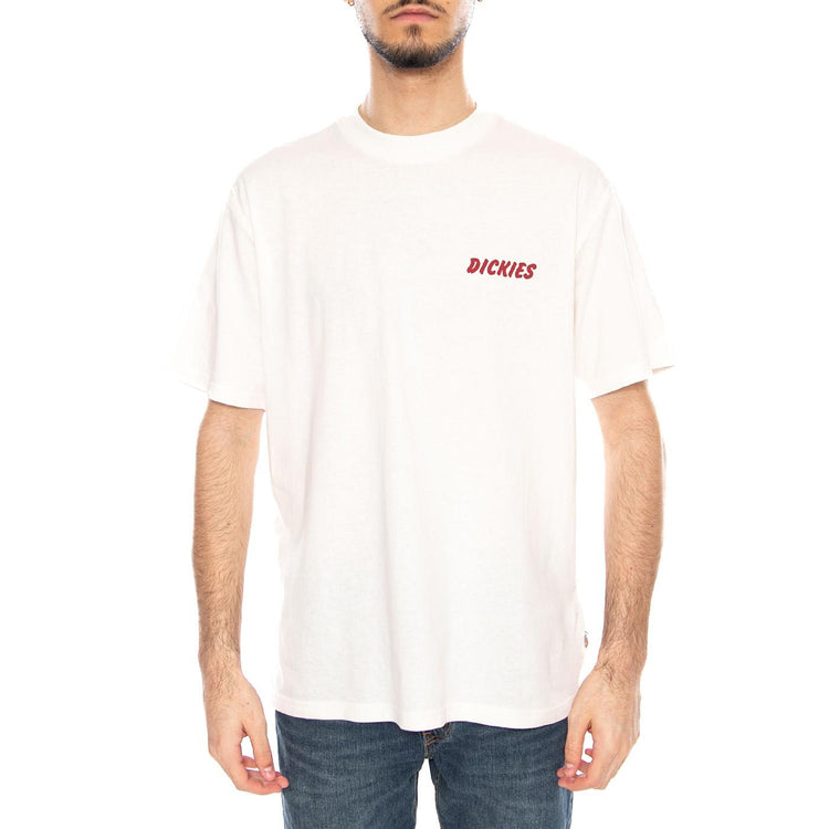 Dry Ridge SS Tee White - Maglietta Girocollo Uomo Bianca DK0A8853 C481 DICKIES 