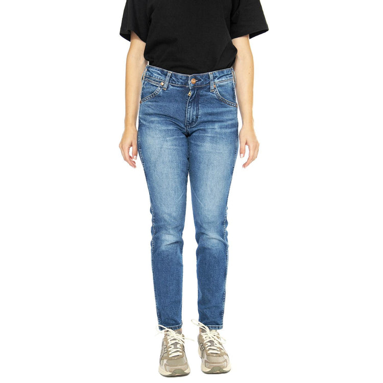 Piper Indigo Dusk - Pantaloni Denim Jeans Donna Blu 112356405-BLUE  WRANGLER 