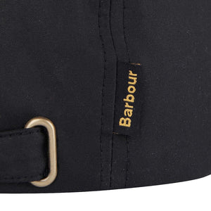 Wax Sports Cap Black Classic - Cappellino con Visiera Nero FW22-MHA0005-BK91 . BARBOUR 