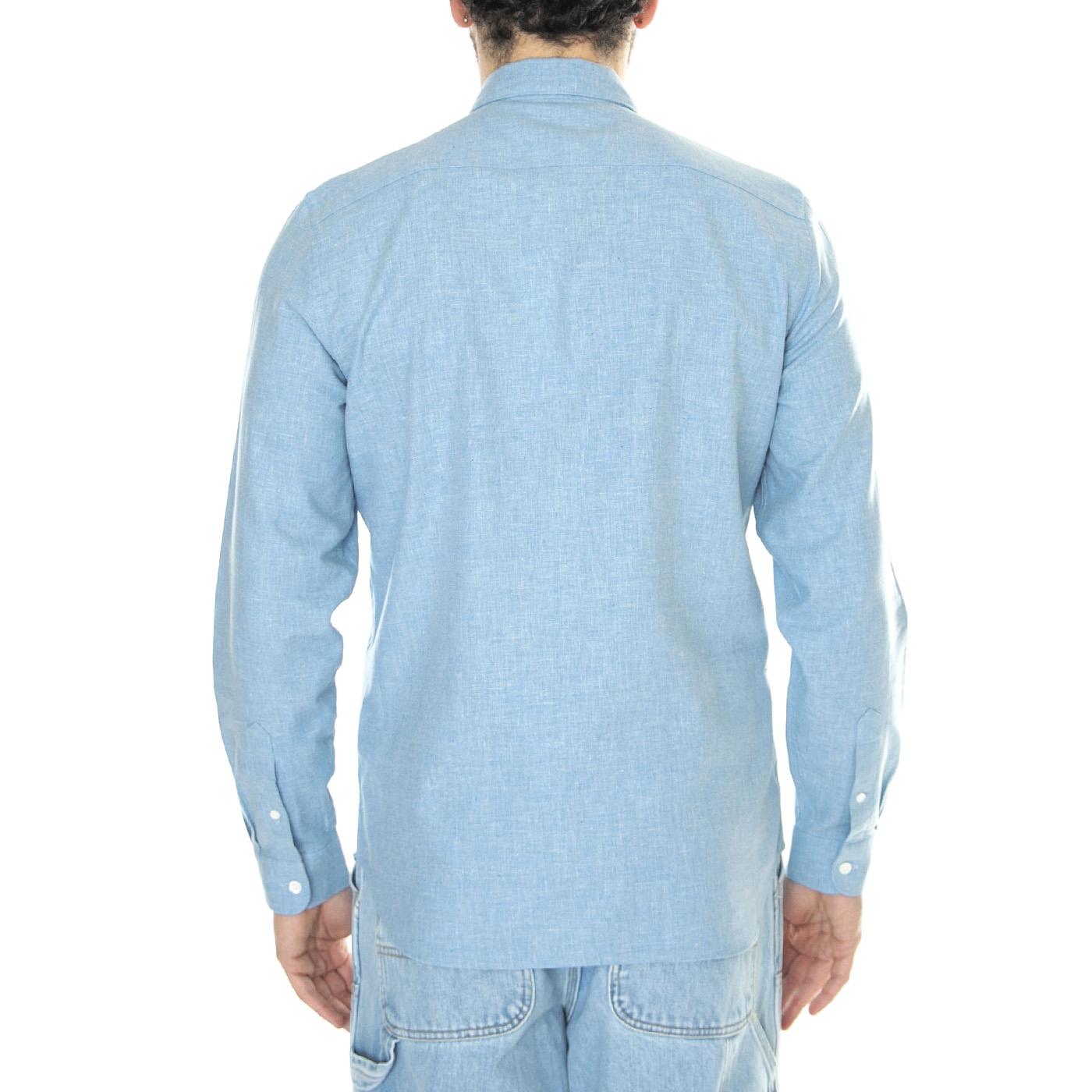 Camicia M/L FV2 - Camicia Uomo Blu CH2573-FV2  LACOSTE 