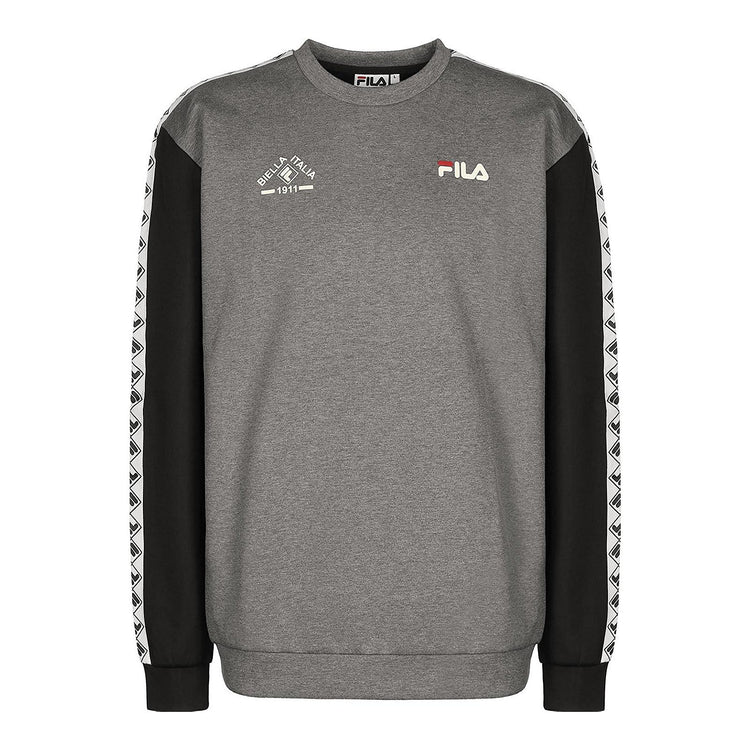 GRAYSON CREW SWEAT MEN LIGHT GREY MELANGE 682196-I94  FILA 