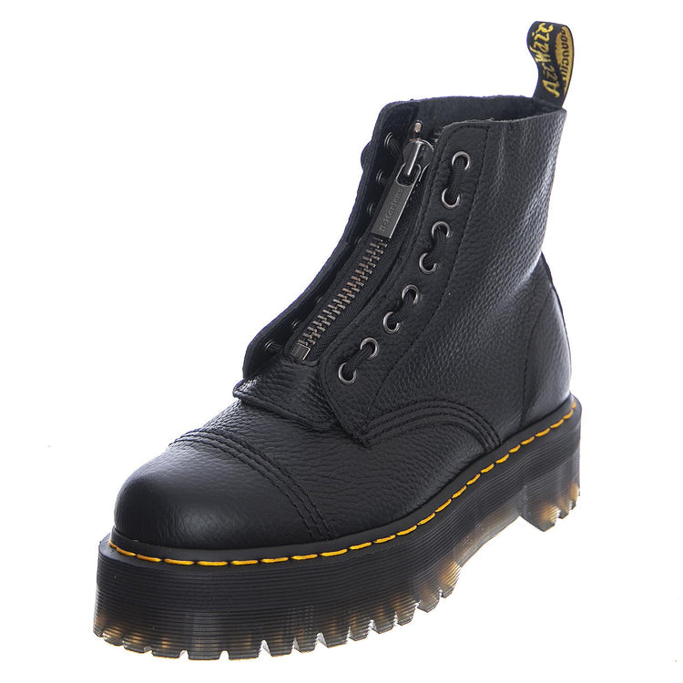 Sinclair Platform Aunt Sally Black - Stivali Stringati Donna Neri DMSSINCBKAS22564001 . DR.MARTENS 