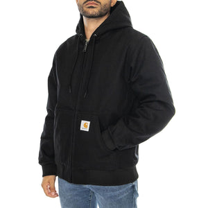 Active Jacket Black /rigid - Giacca con Cappuccio Uomo Nera I023083.8901  CARHARTT WIP 
