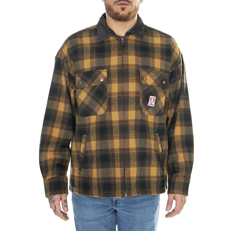 Double Flap Pocket Black Shirt - Camicia Uomo Multicolore W5506X100  WRANGLER 