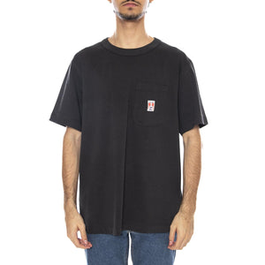 Pocket Tee Faded Black - Maglietta Girocollo Uomo Nera 112371498 . WRANGLER 