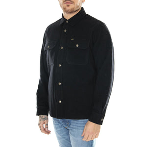 101 Overshirt Washed Black - Giacca Invernale Uomo Nera 112341803  LEE 