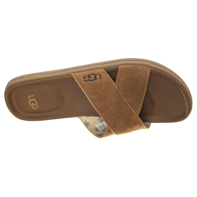 Brookeside Slide Chestnut - Sandali Uomo Marroni UGMBROKSCHE1113093M  UGG 