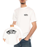 DOUBLE STANDARD SS TEE WHITE / BLACK - T-Shirt Rundhals Herren Weiß Herren VANS