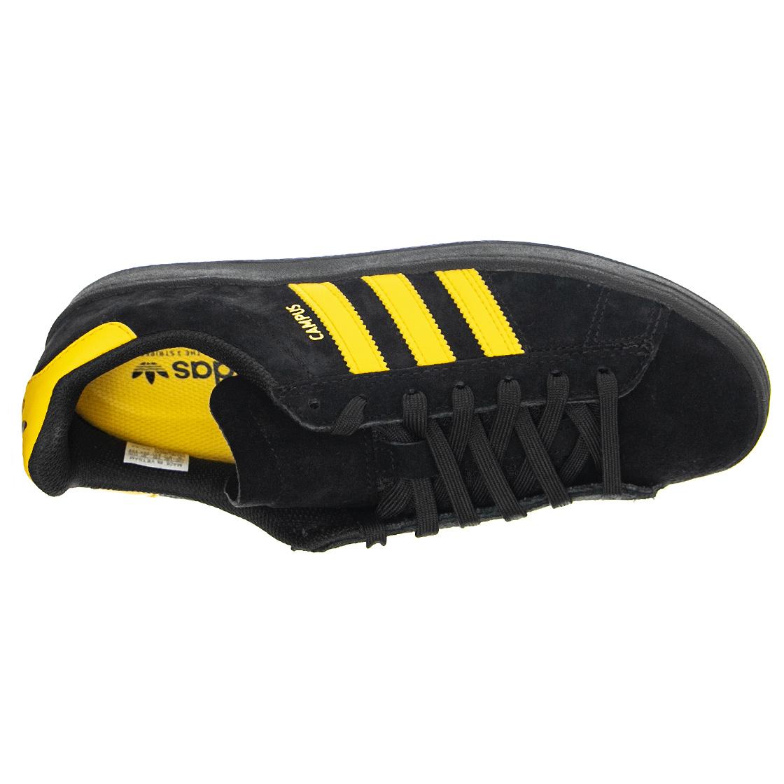 Campus Black / Gold / Black - Scarpe Stringate Profilo Basso Uomo Nere 259656_1  ADIDAS 