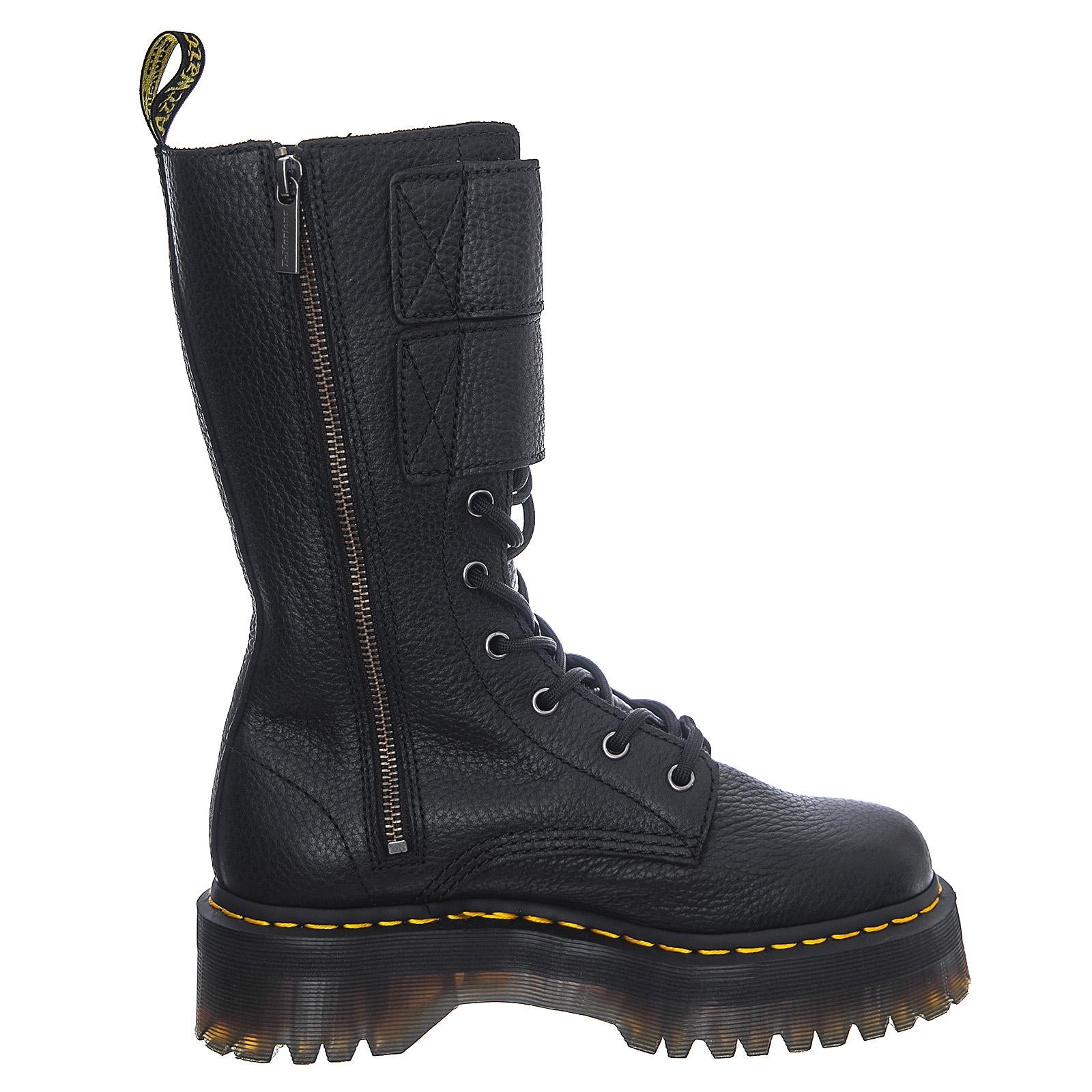 Jagger Platfrom Aunt Sally - Black - Stivali Uomo Neri DMSJAGGBKAS22571001  DR.MARTENS 