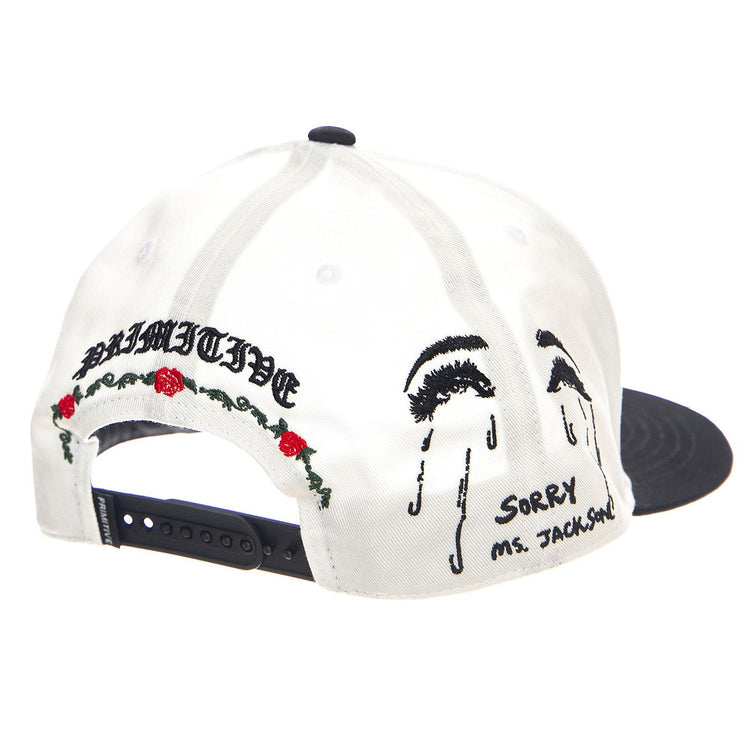 Primitive Jackson Snapback White - Cappellino con Visiera Bianco PA424H09-WHT  PRIMITIVE 
