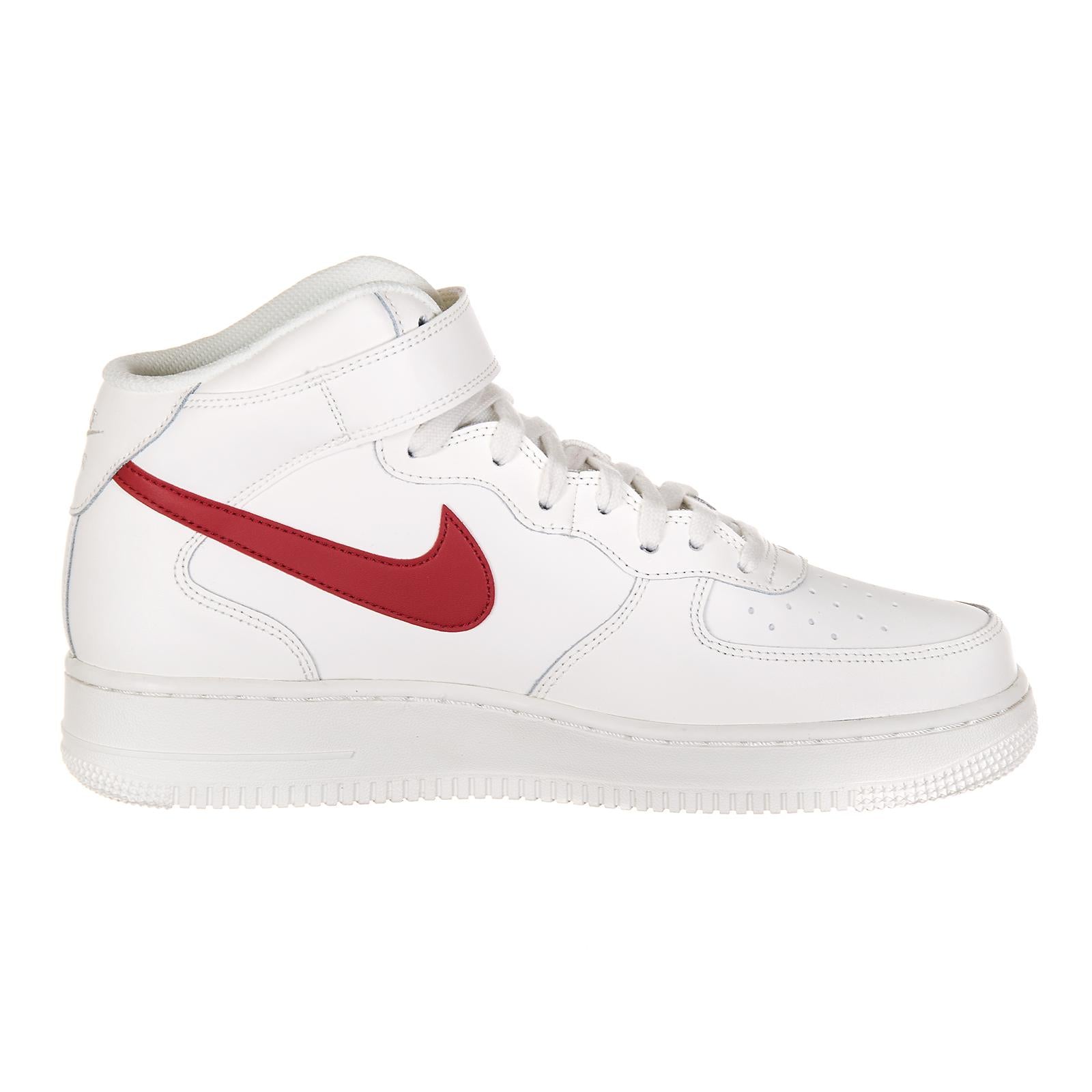 NIKE AIR FORCE 1 MID 07 SAIL/UNIVERSITY RED 93392_4  NIKE 