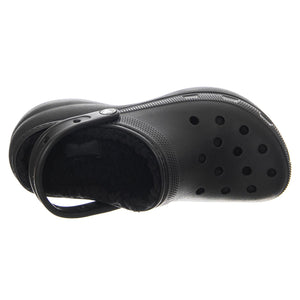 Classic Platform Lined Clog W BLK -  Sandali Donna Neri CR.207938-BLK  CROCS 