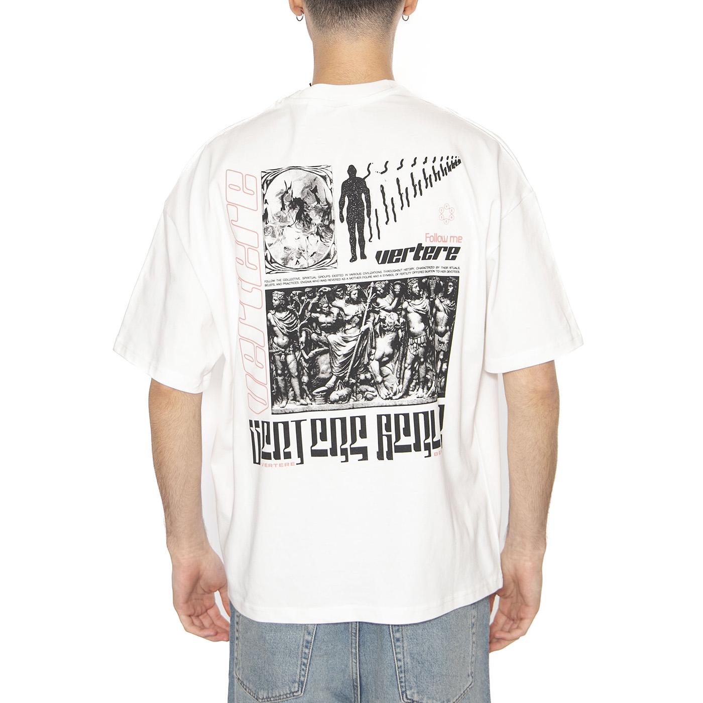 Ancient T-Shirt White - Maglietta Girocollo Uomo Bianca VER-T288-WHT  VERTERE BERLIN 