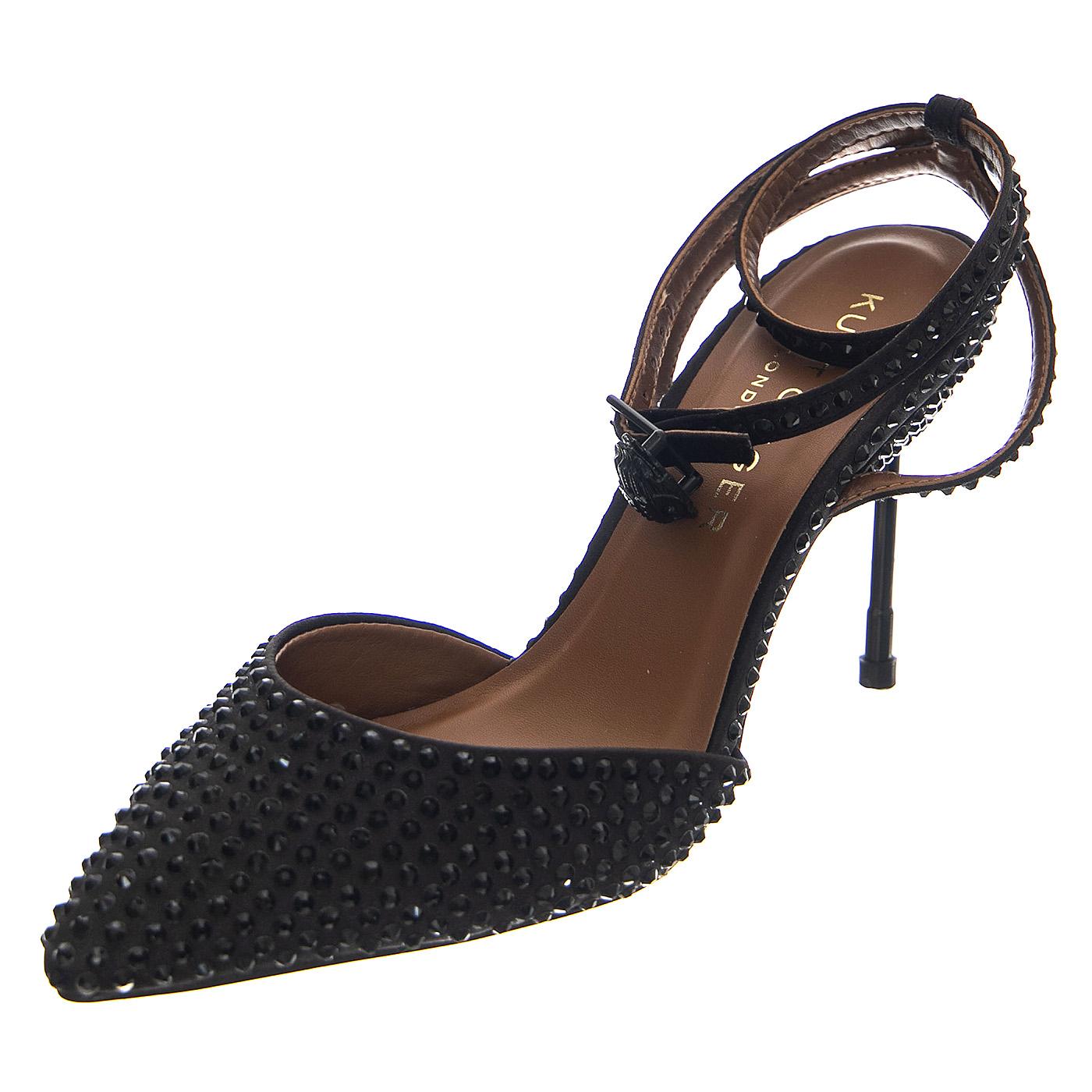 Bond 90 Ankle Closed Toe Black Fabric - Sandali Donna Neri KGS9559400609-00  KURT GEIGER 
