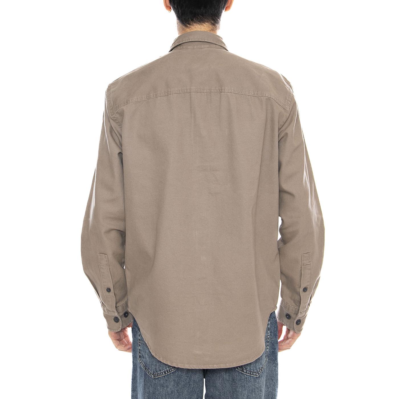 ONSALP Canvas Overshirt - Desert Taupe - Camicia Uomo 22036879-BEIGE DESERT TAUPE ONLY & SONS 