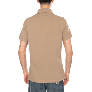 TARTAN PIQUE POLO WASHED STONE/DRESS - Polo Uomo Beige MML0012 ST39 BARBOUR 