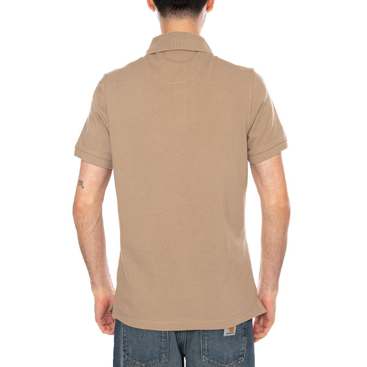 TARTAN PIQUE POLO WASHED STONE/DRESS - Polo Uomo Beige MML0012 ST39 BARBOUR 