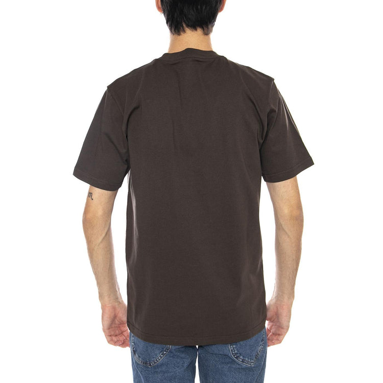S/S Script T-Shirt Vitola / Citadel - Maglietta Girocollo Uomo Marrone I035700.3CEXX . CARHARTT WIP 