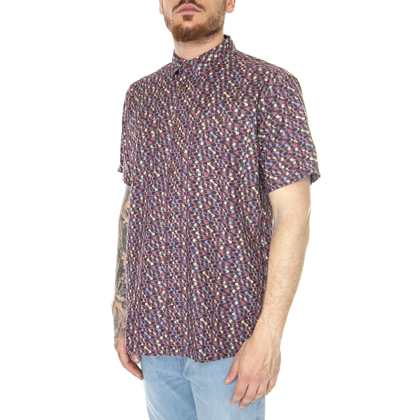 M's Back Step Shirt Intertwined Hands Evening Mauve - Camicia Maniche Corte Uomo Multicolore 53139-IHMA  PATAGONIA 
