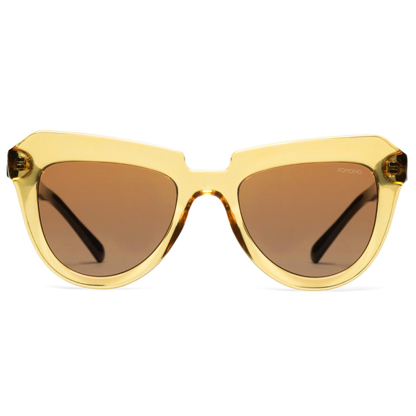 Stella Cider / Black UV 400 Protection Sunglasses - Occhiali da Sole Gialli 290567_1  KOMONO 