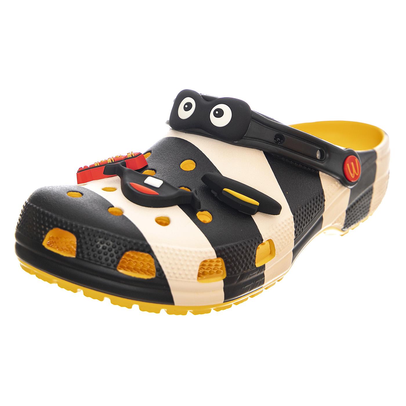 Clog Hamburglar Black / White - Sandali Uomo Multicolore 20393-066BLK  CROCS 
