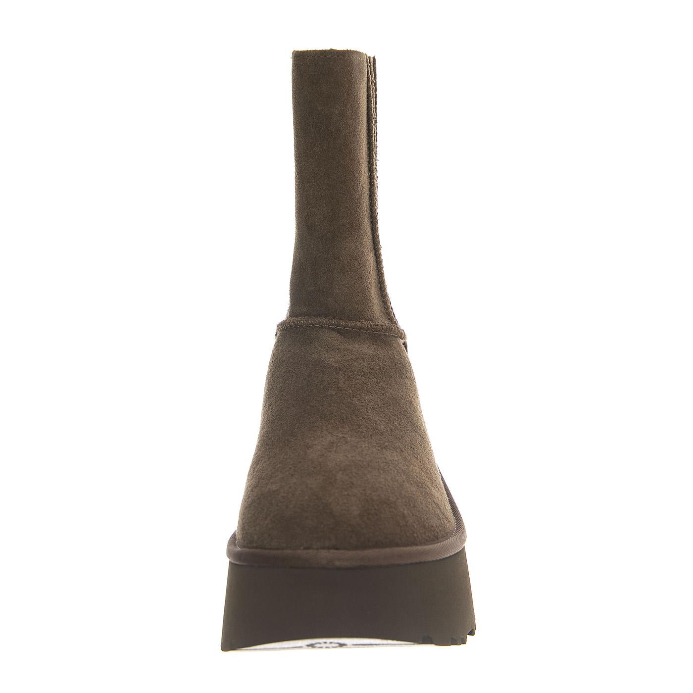 W New Heights Classic Twin Seam Hickory - Stivali Donna Marroni UGSNHCLTSHCK1158313W  UGG 